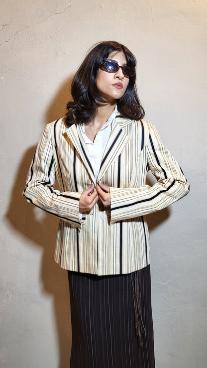 Striped Tailored Jacket