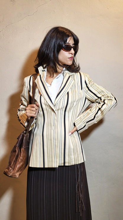 Striped Tailored Jacket