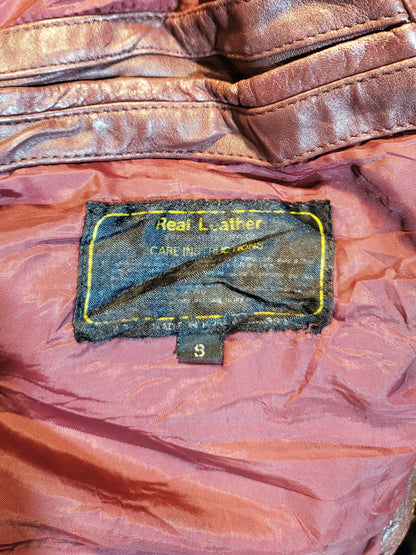 Genuine Leather Aviator Jacket