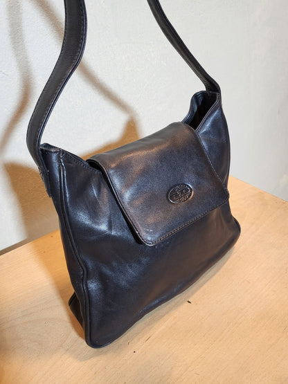 Gündoğdu Black Genuine Leather Shoulder Bag