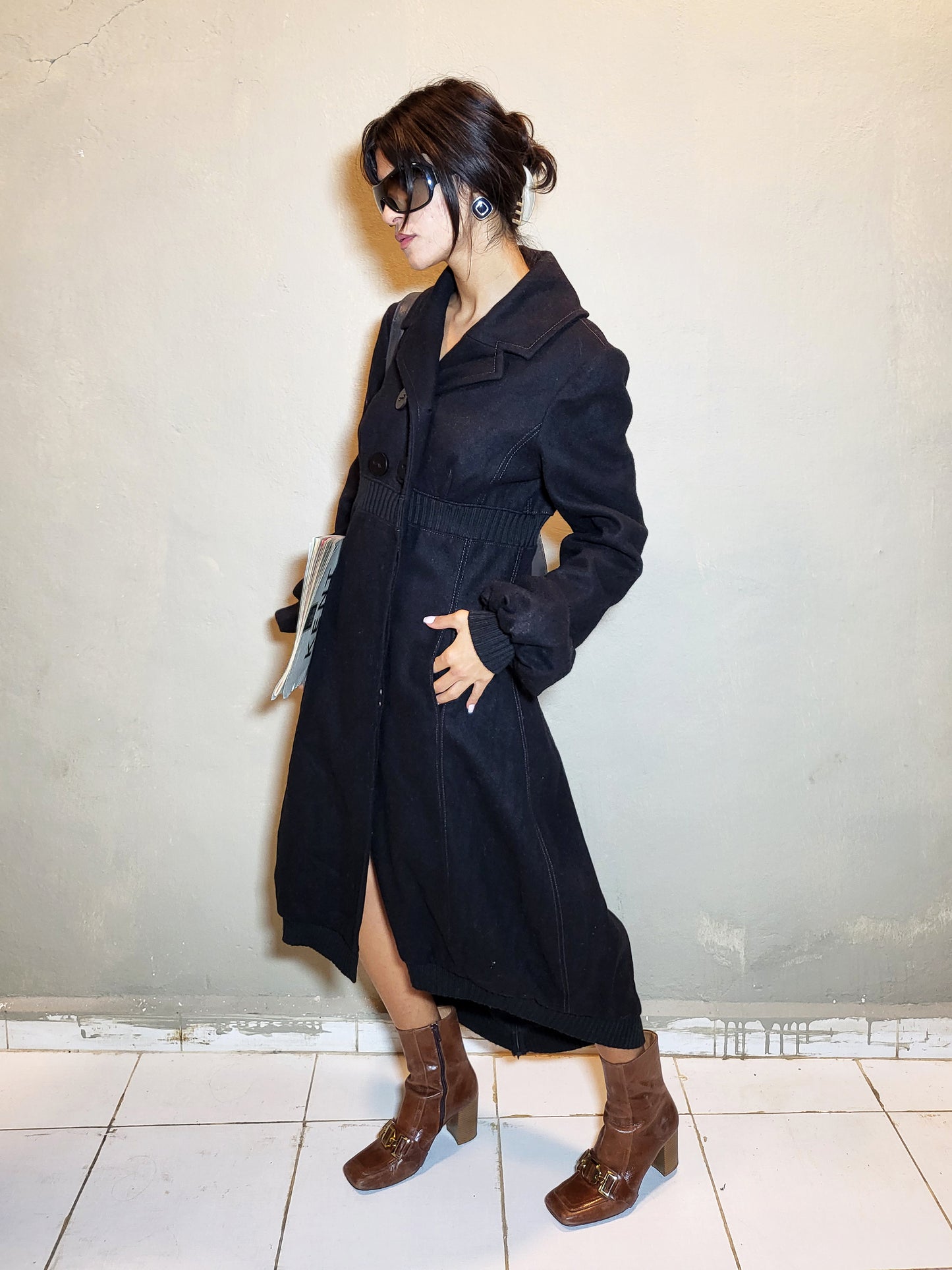 Noir Architect Coat — Cop.Copine