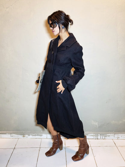 Noir Architect Coat — Cop.Copine