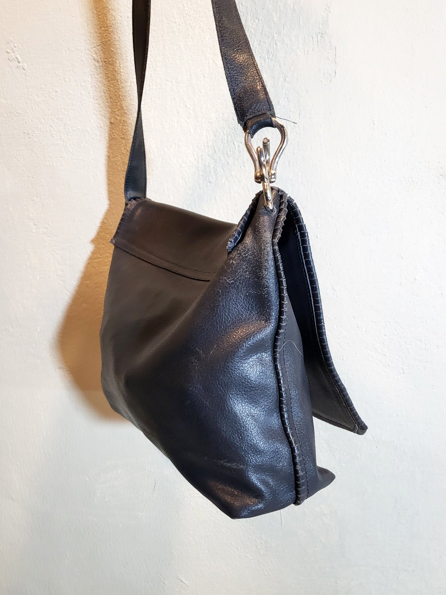 Midnight Soft Leather Crossbody