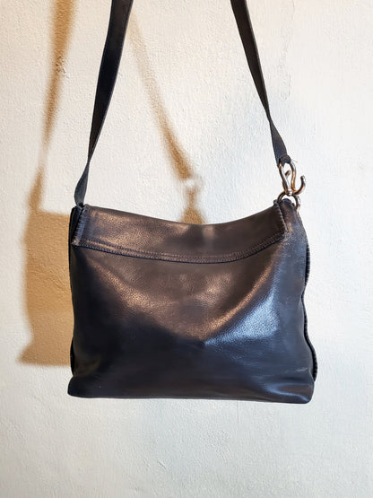 Midnight Soft Leather Crossbody