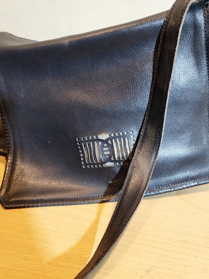 Midnight Soft Leather Crossbody