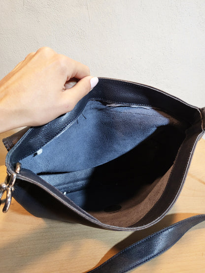 Midnight Soft Leather Crossbody