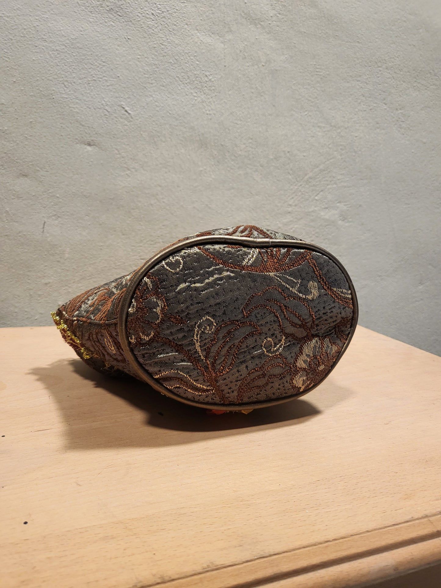 Embroidered Corset Mini Bag