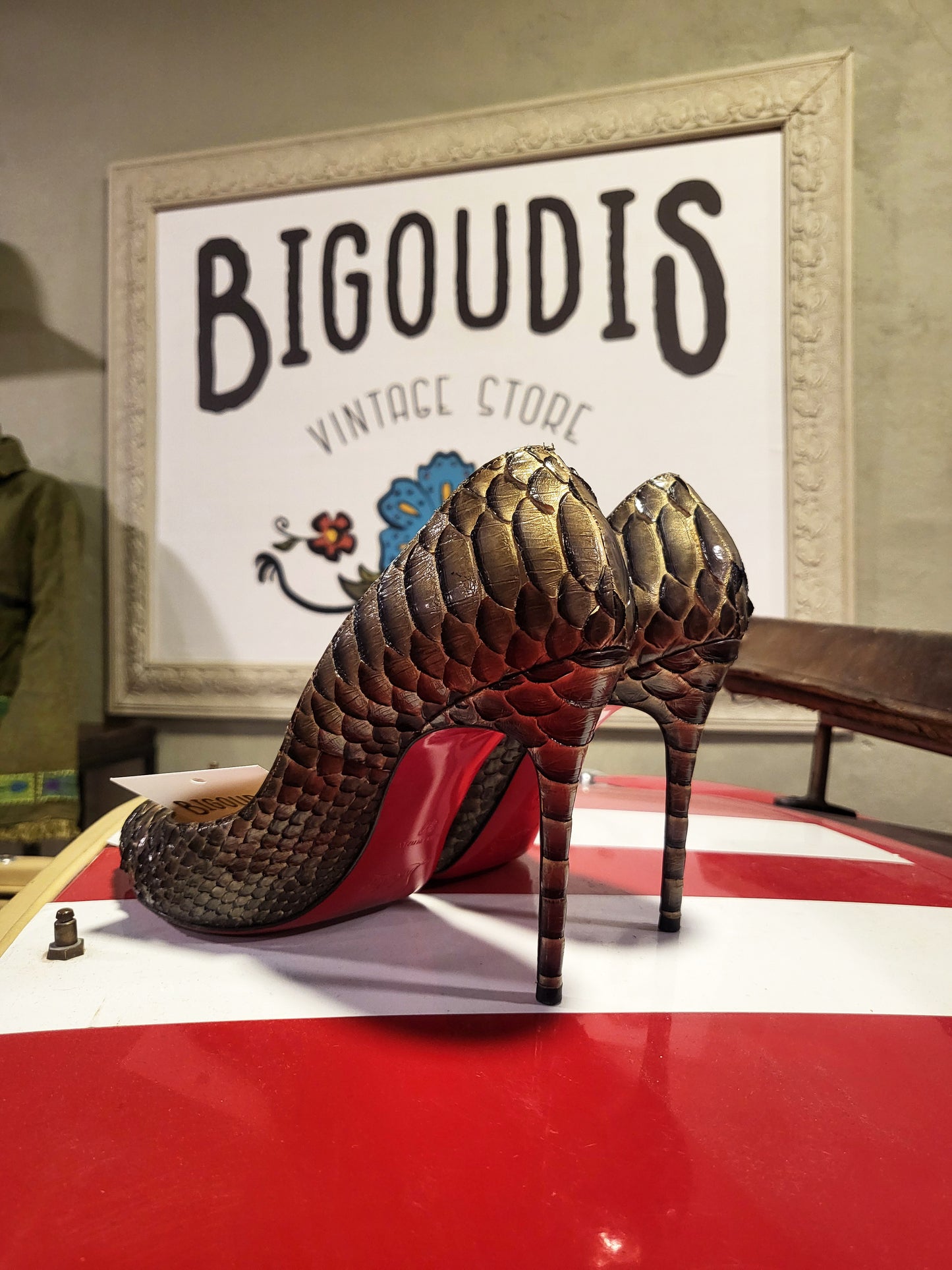 Christian Louboutin Python Leather Pumps (Collector’s Piece)