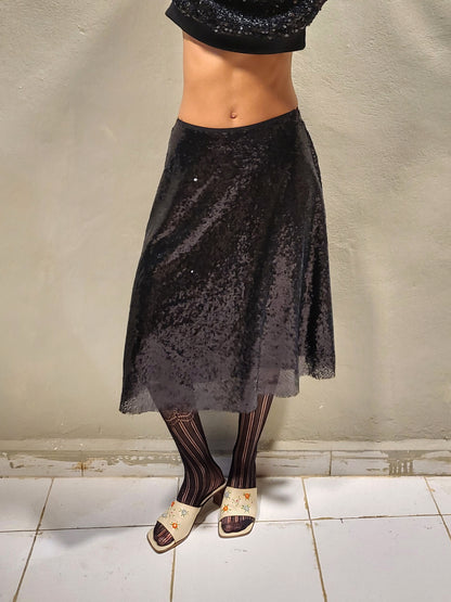 Imperial Sparkly Sequin Skirt