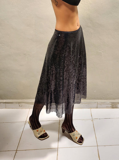 Imperial Sparkly Sequin Skirt