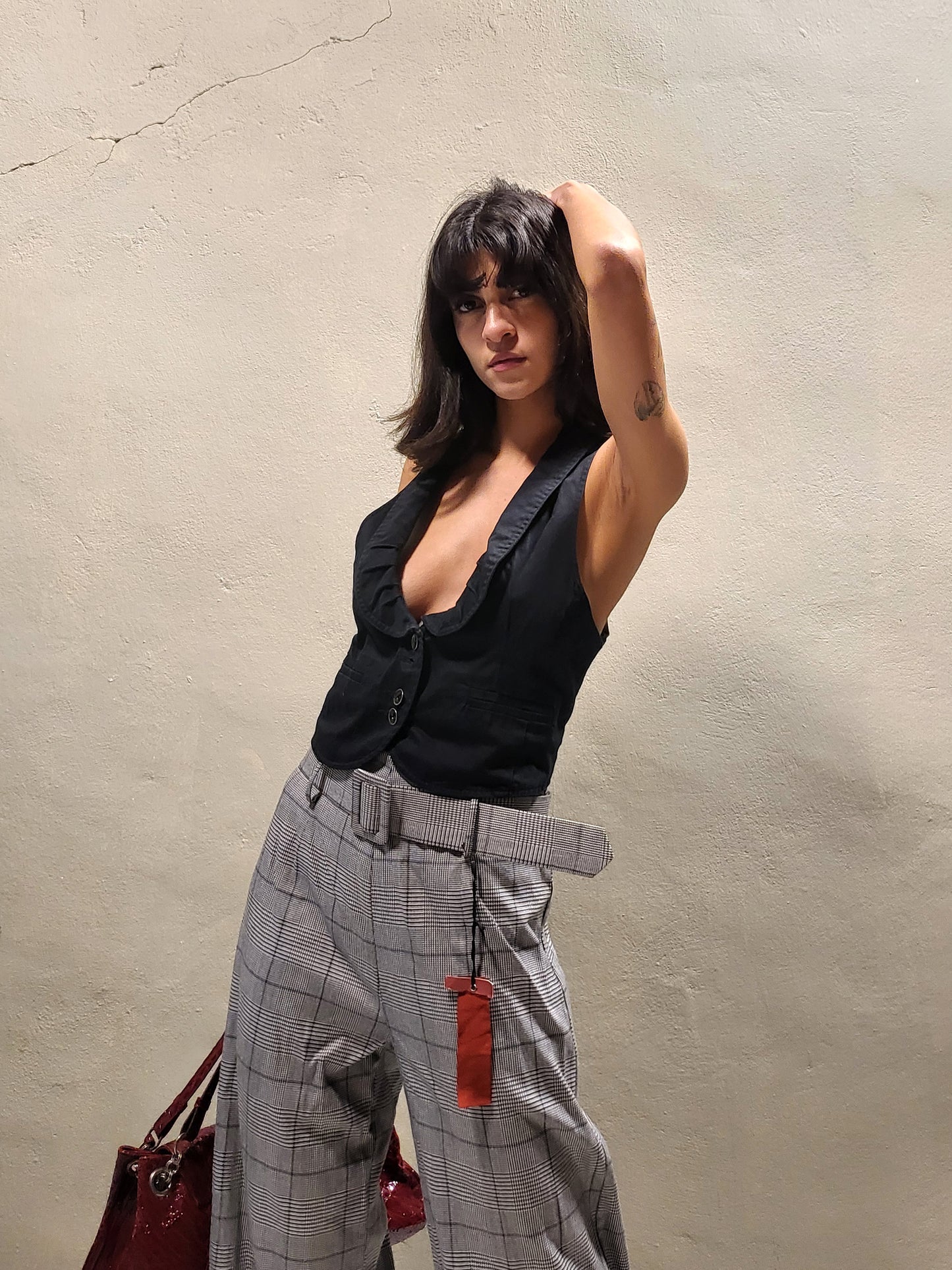 Black Tailored Gilet Vest