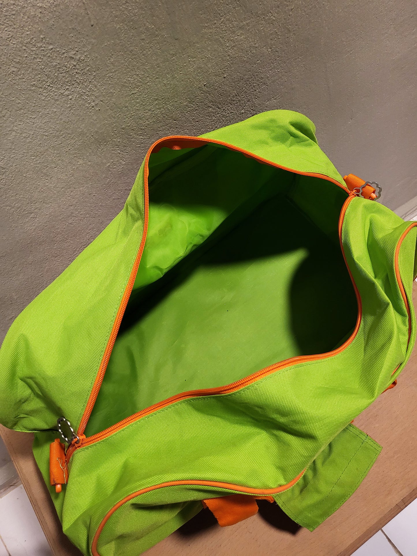 Chupa Chups Green & Orange Y2K Duffle Bag