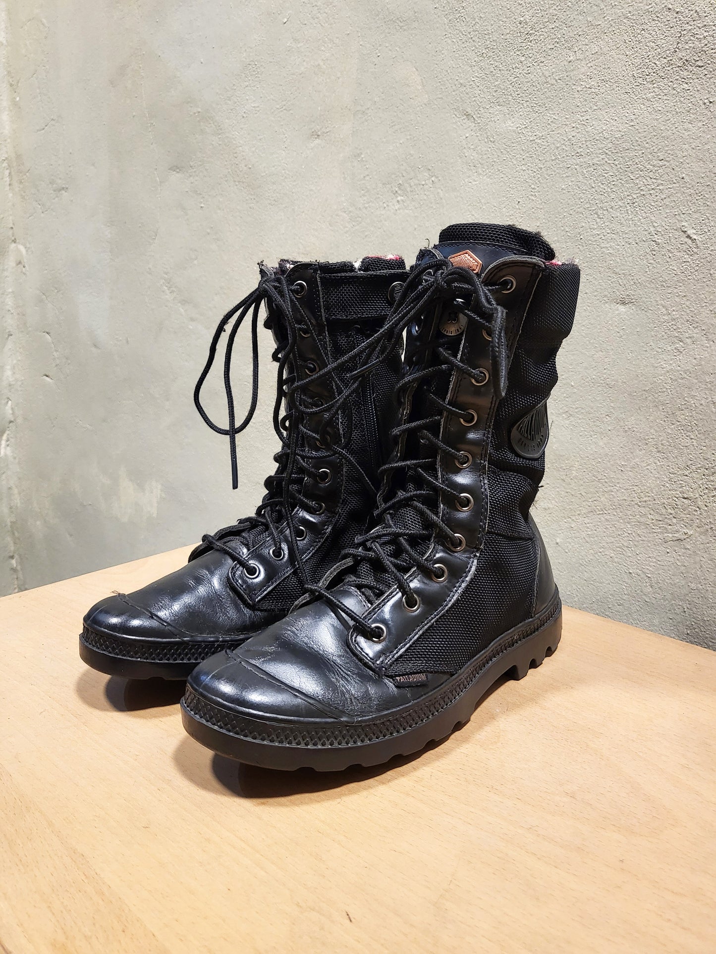 Palladium Lace-Up Combat Boots