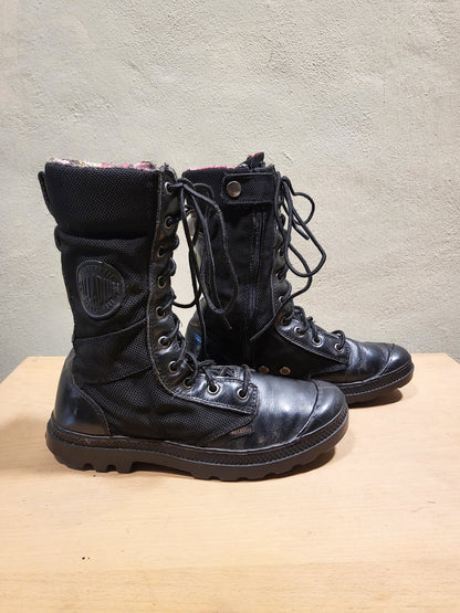 Palladium Lace-Up Combat Boots