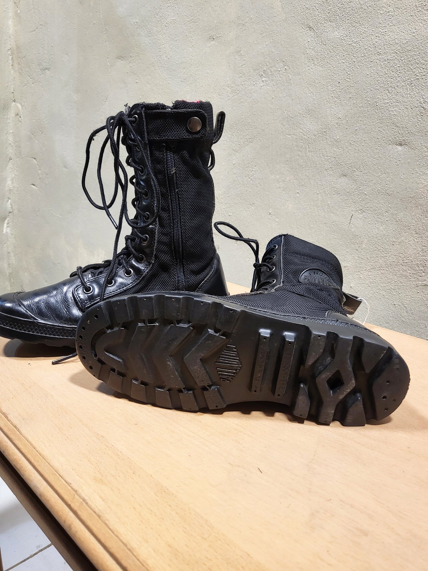 Palladium Lace-Up Combat Boots
