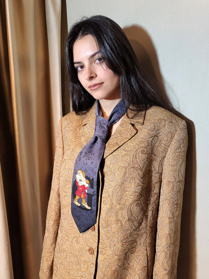 Disney Store Grumpy Graphic Tie