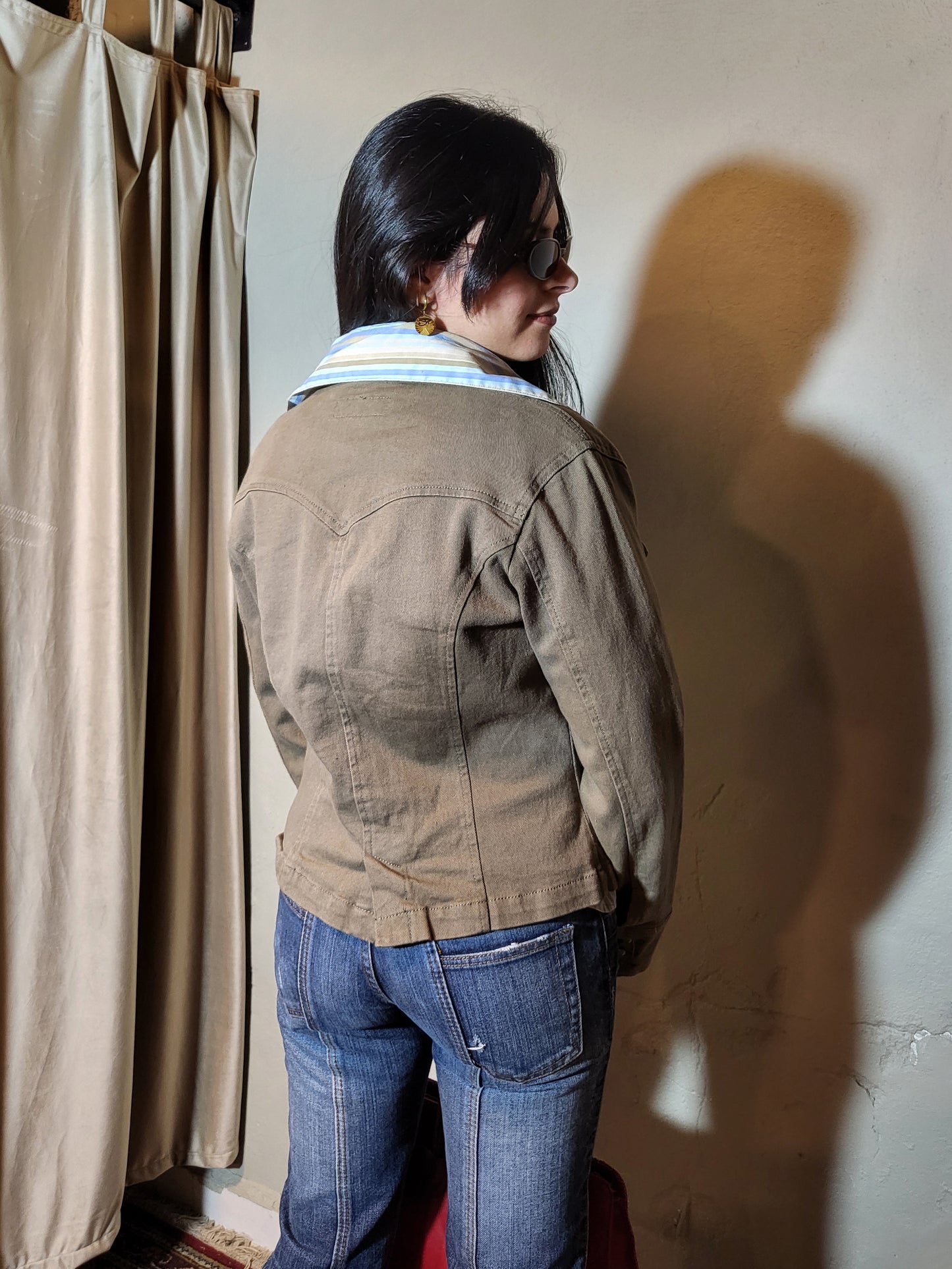 Vintage Olive Utility Jacket