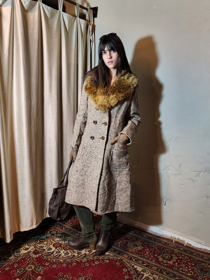 Heritage Fur-Collar Coat