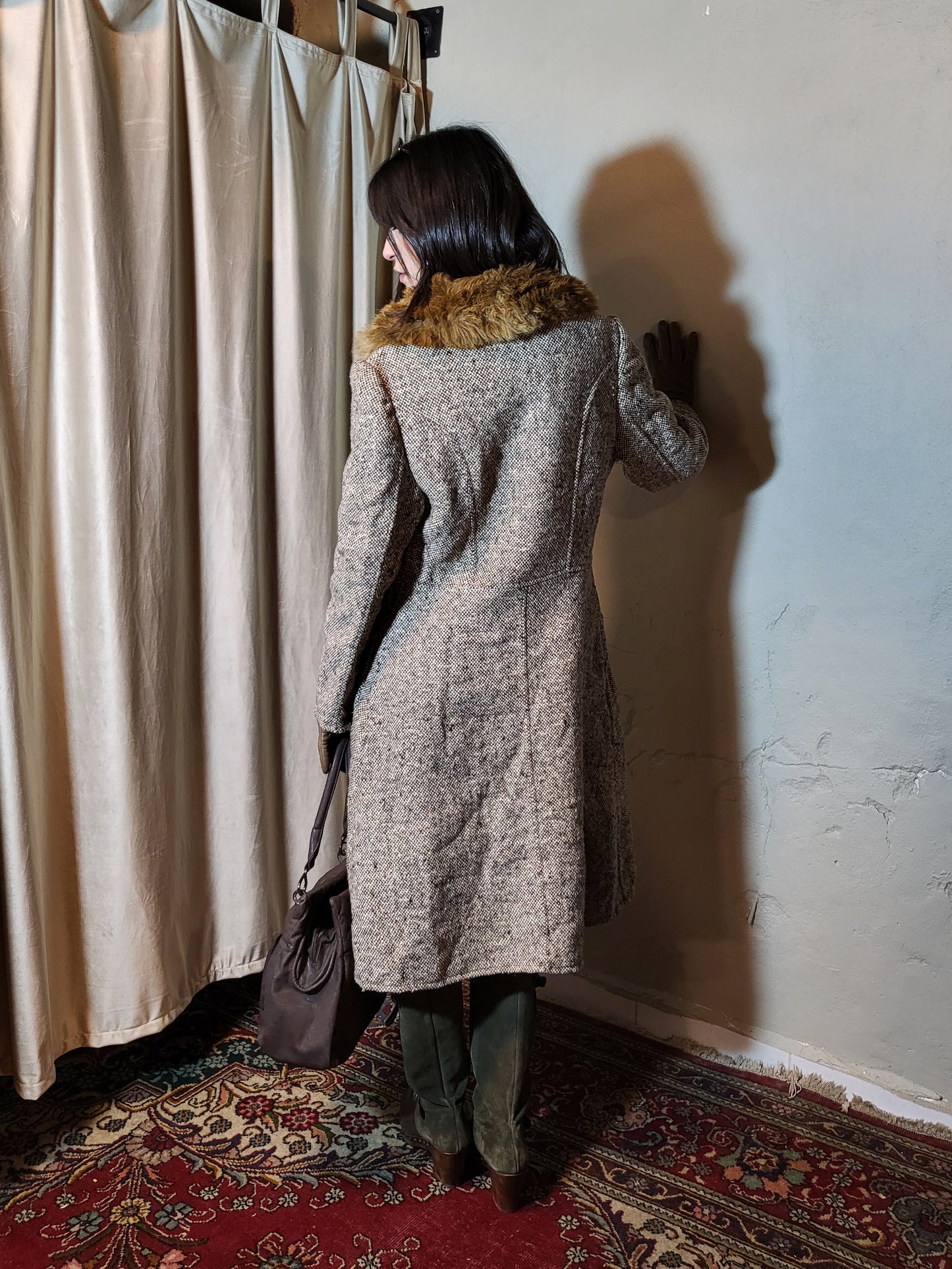 Heritage Fur-Collar Coat