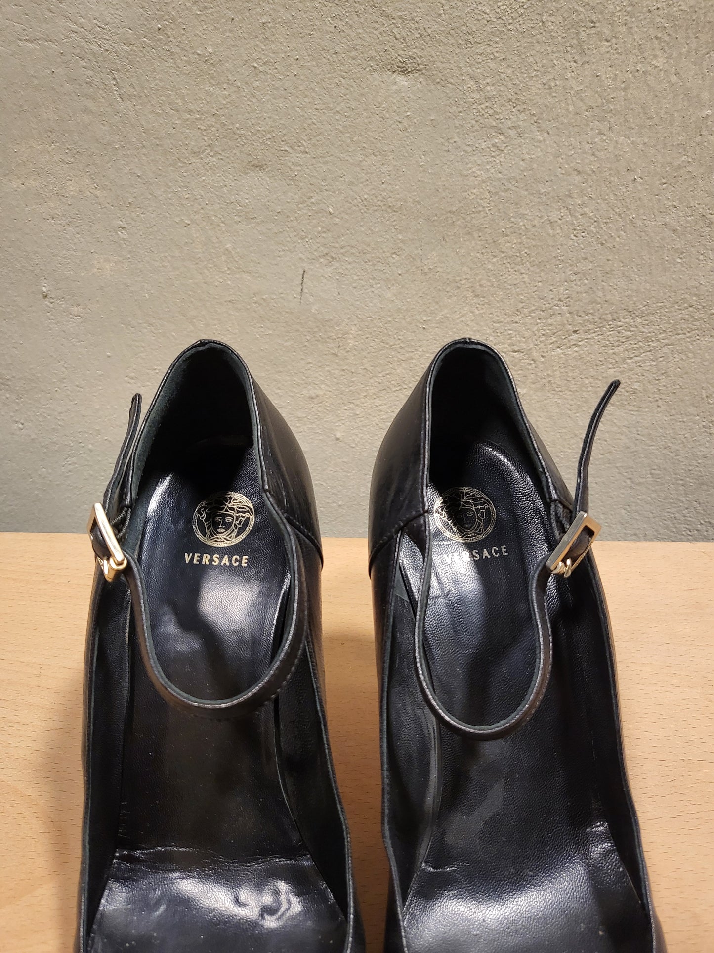 Versace Medusa Mary Jane Heels