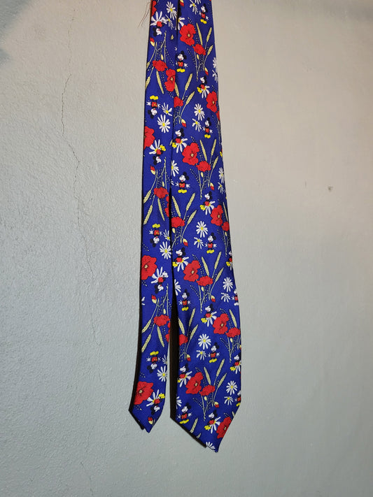 Mickey Meadow Silk Tie