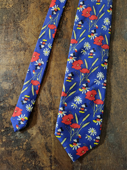 Mickey Meadow Silk Tie