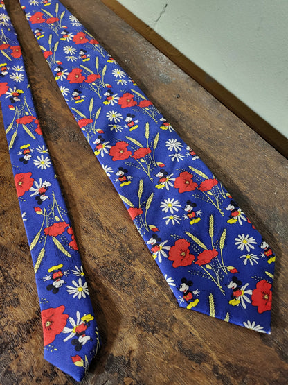 Mickey Meadow Silk Tie