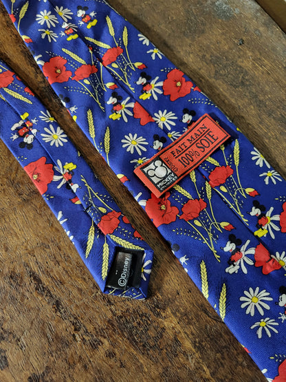 Mickey Meadow Silk Tie