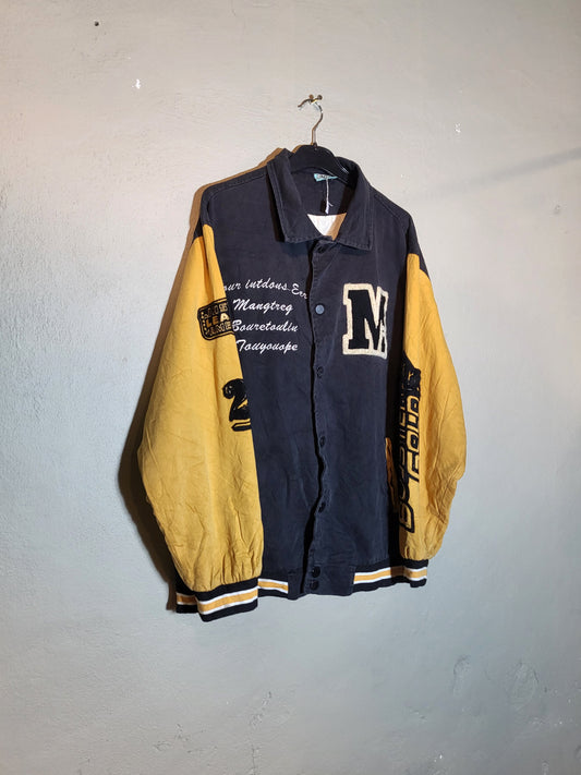 Midnight Varsity Letter Jacket