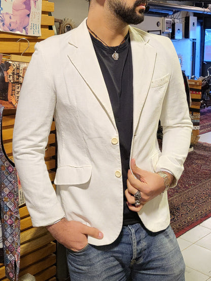 Embroidered Sun Back Blazer