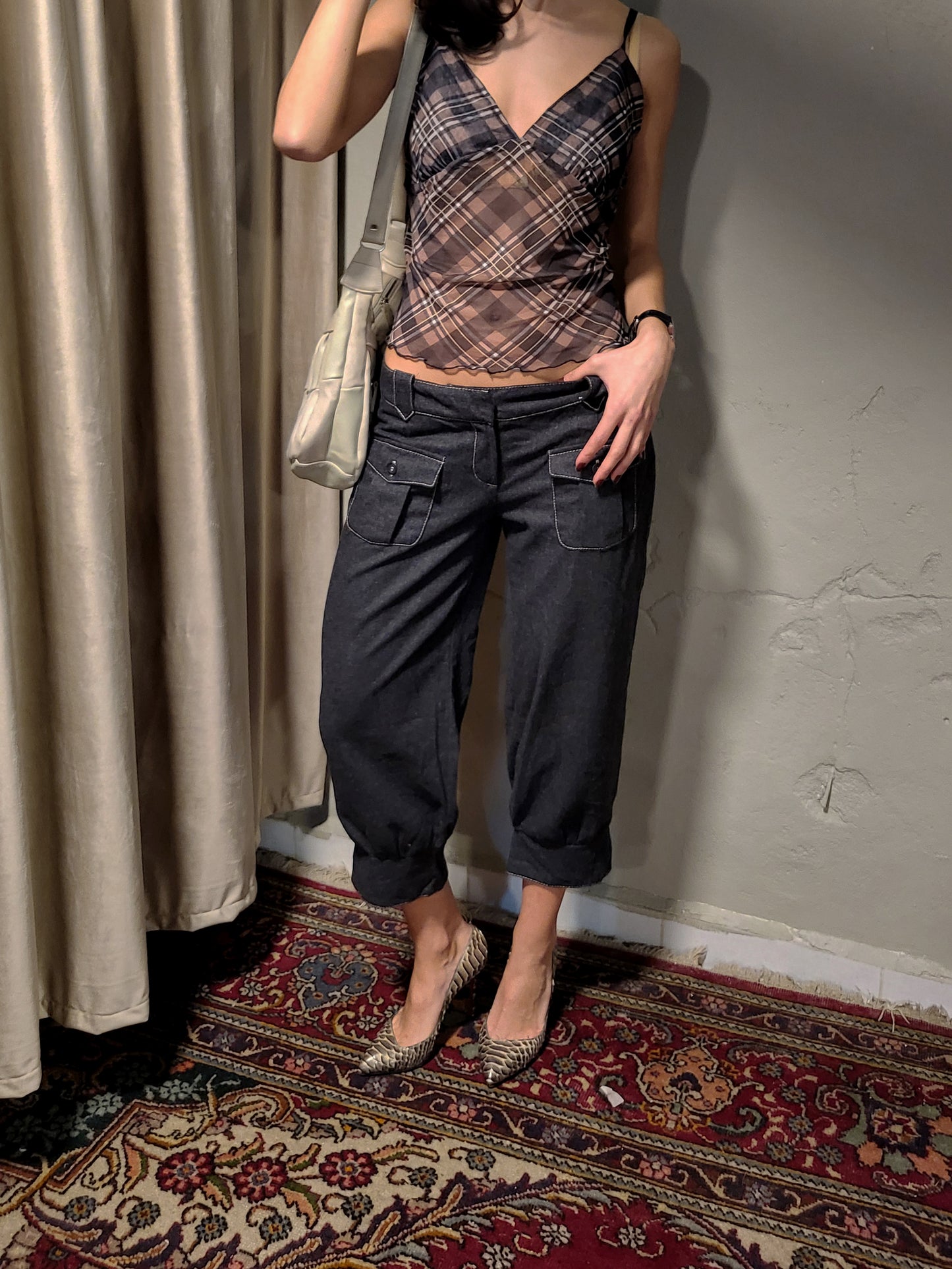 Promod Tailored Cropped Pants