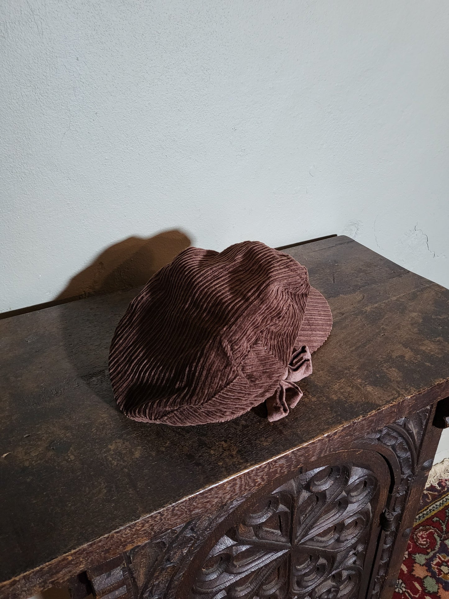 Brown Corduroy Cap