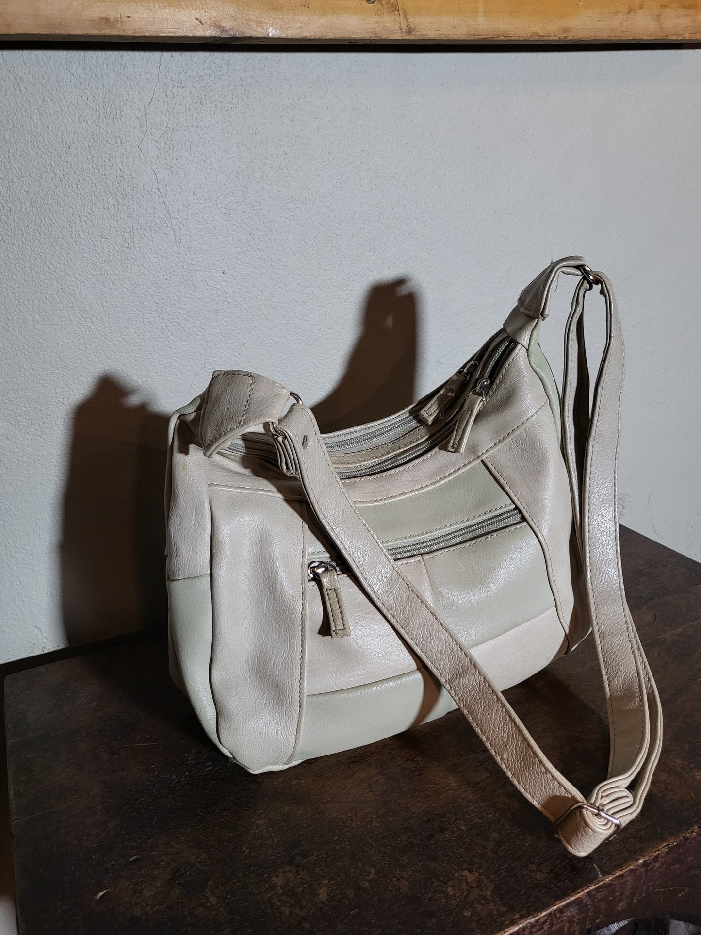 Off-White Leather Shoulder Bag