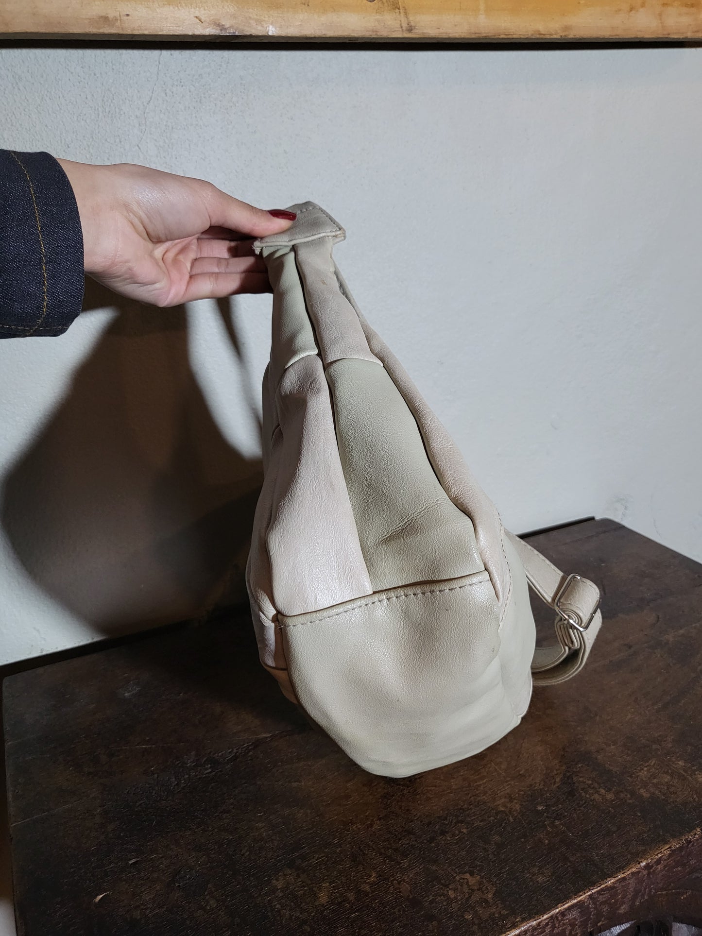 Off-White Leather Shoulder Bag