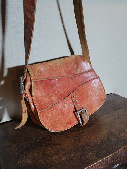 Johnny Farah Leather Crossbody Bag