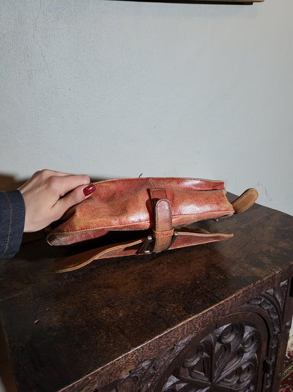 Johnny Farah Leather Crossbody Bag