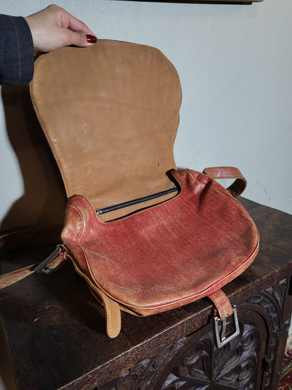 Johnny Farah Leather Crossbody Bag