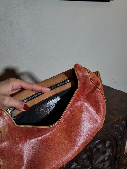 Johnny Farah Leather Crossbody Bag