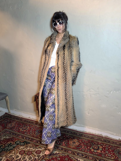 Vintage Fox Fur Statement Coat