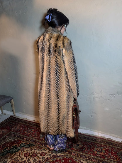 Vintage Fox Fur Statement Coat