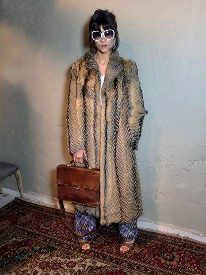 Vintage Fox Fur Statement Coat