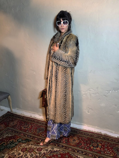 Vintage Fox Fur Statement Coat