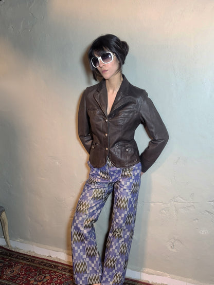 Oakwood Brown Leather Jacket