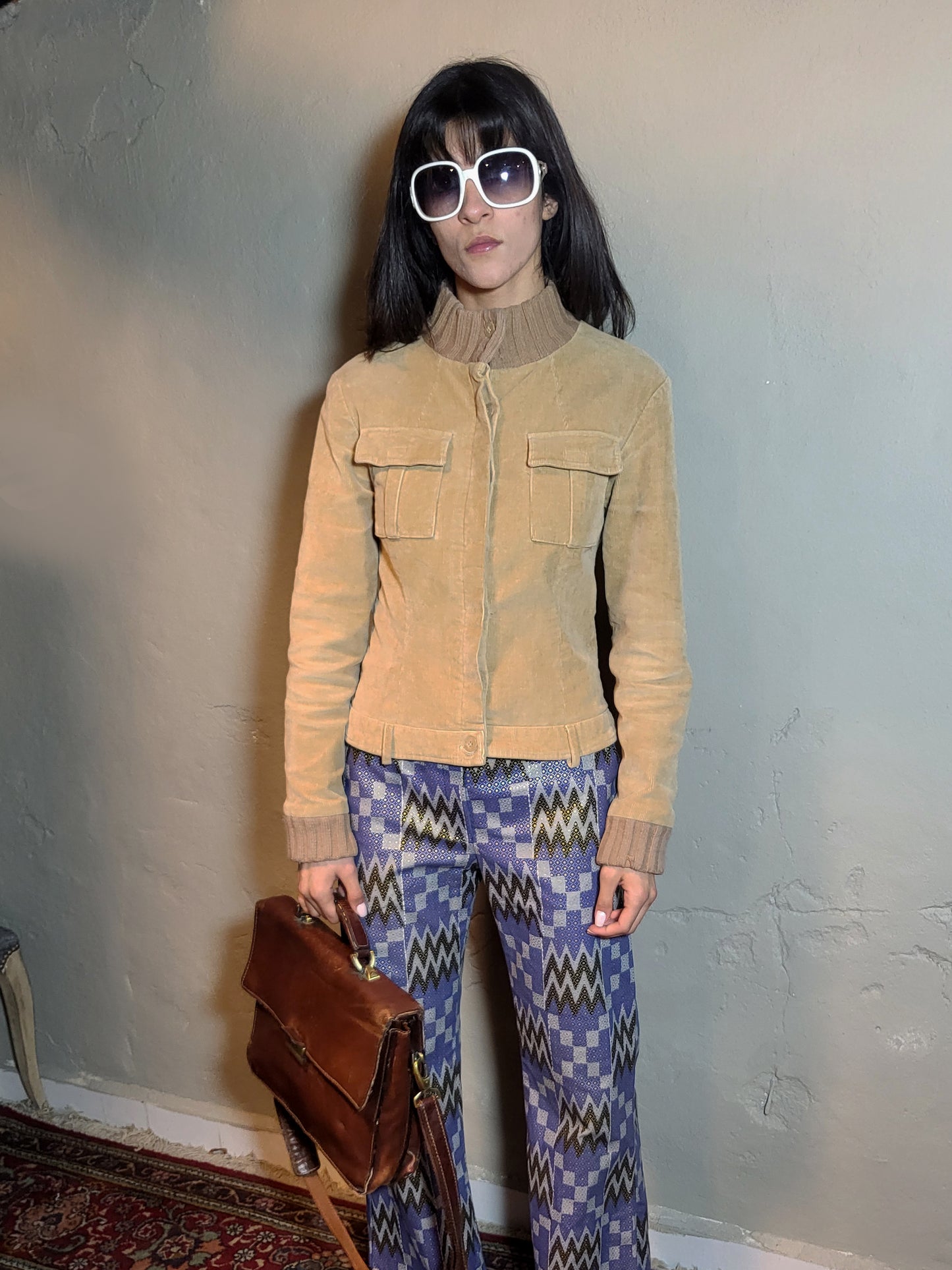 Ici et Maintenant Beige Corduroy Jacket
