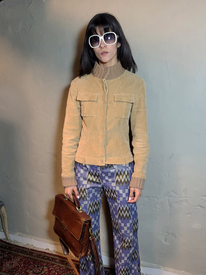 Ici et Maintenant Beige Corduroy Jacket