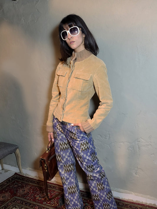 Ici et Maintenant Beige Corduroy Jacket