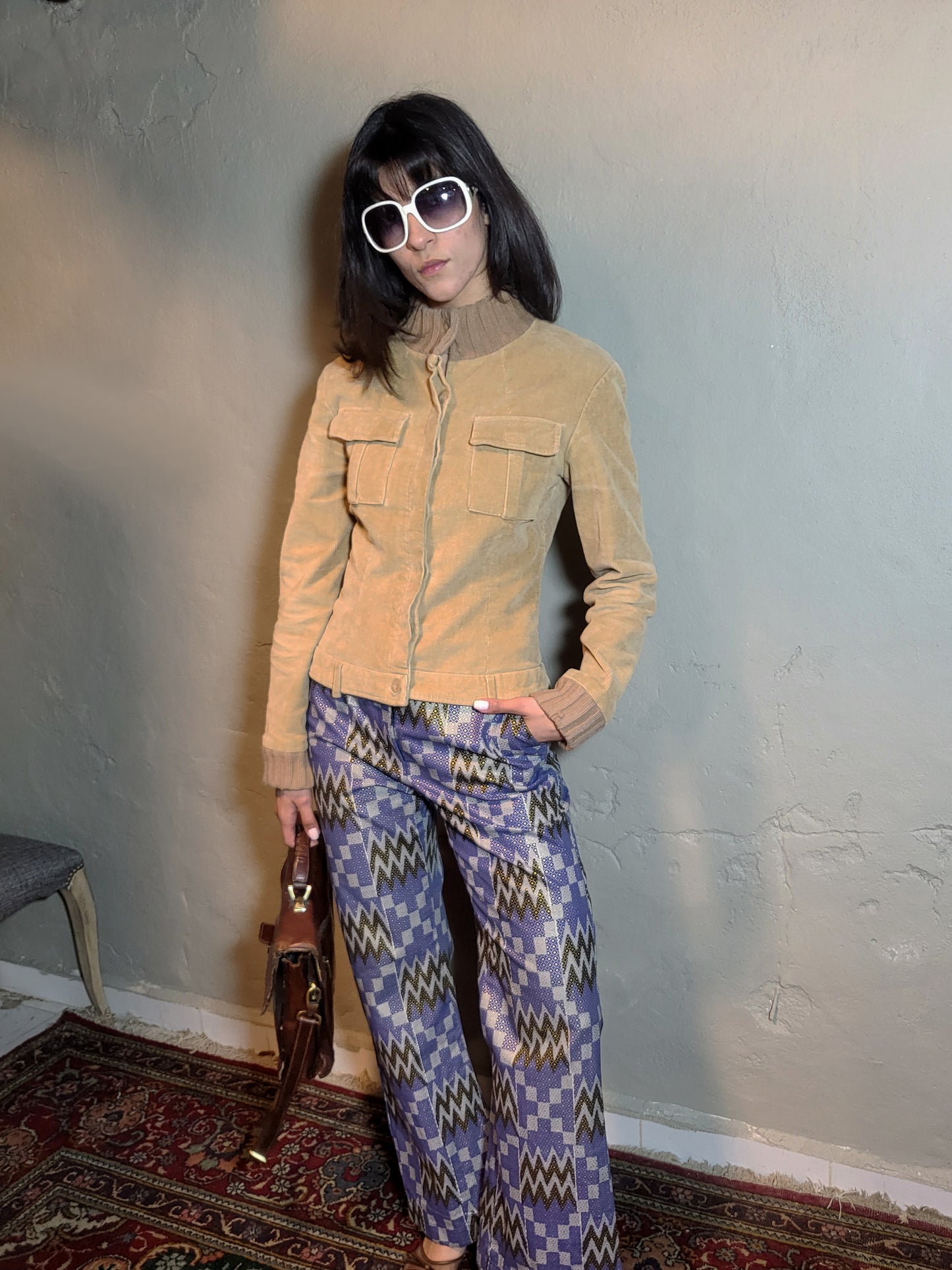 Ici et Maintenant Beige Corduroy Jacket