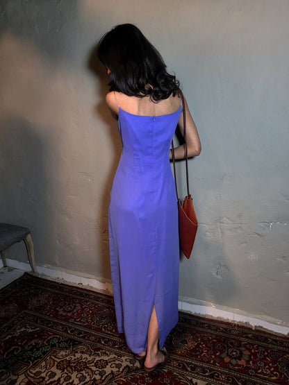 Yessica 90s Lilac Slip Midi Dress
