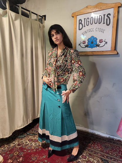 Kookaï Floral Pussy-Bow Blouse