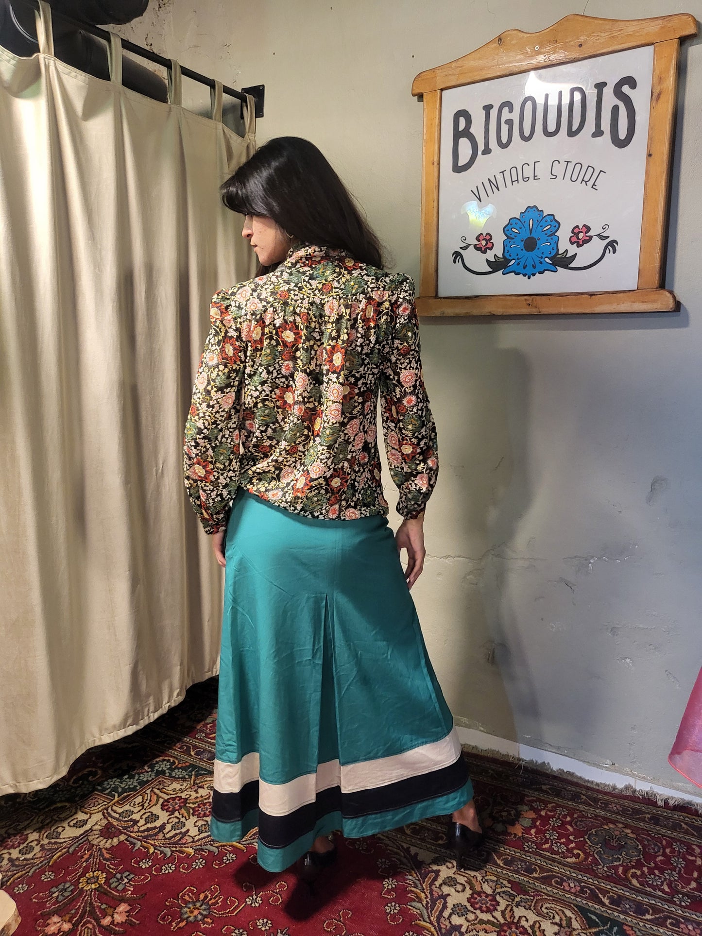 Kookaï Floral Pussy-Bow Blouse